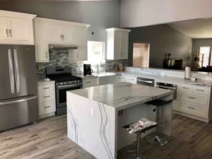 Bright and Spacious Kitchen Remodel by Ground Up Builders
