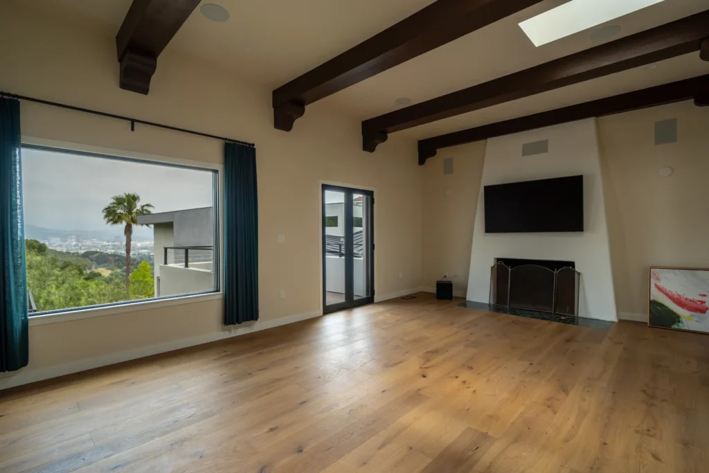 Living Room remodeled by Ground Up Builders