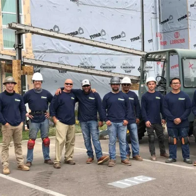 Ground Up Builders Team on Site at Harbor Blvd- Ground Up Builders