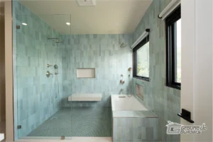 Modern Walk-in Shower Design- Ground Up Builders
