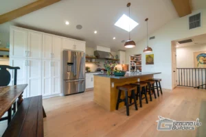 Spacious Open Kitchen- Ground Up Builders