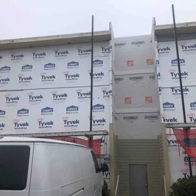 Tyvek HomeWrap Installation- Ground Up Builders