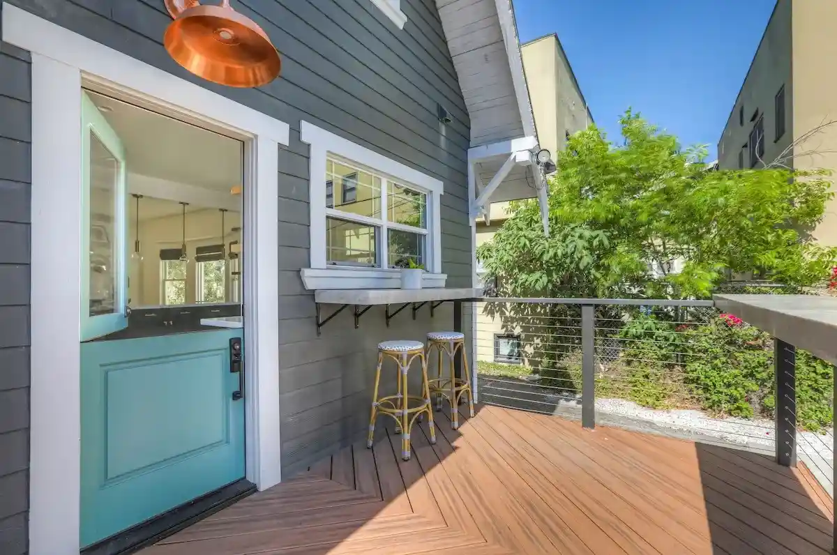 remodeled outdoor deck- Ground Up Builders