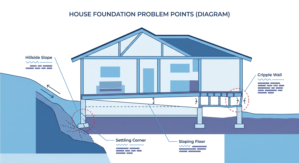 Foundation problem inspection and repair guide for Los Angeles homes — illustration 1