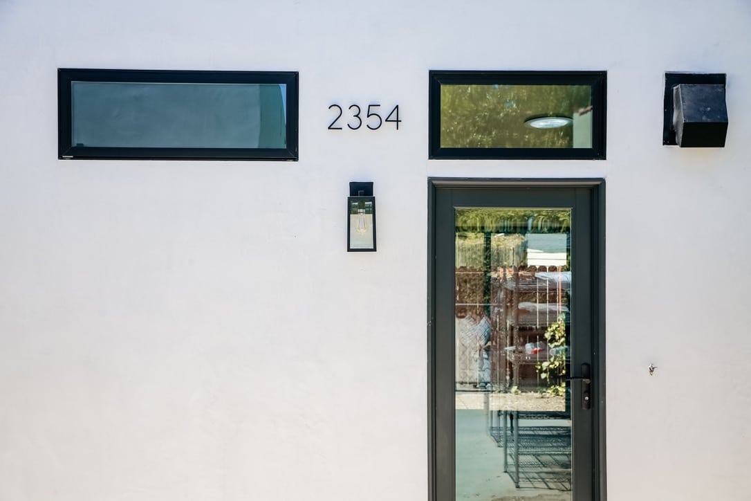 Exterior after in a garage to ADU conversion project in Eagle Rock, Los Angeles