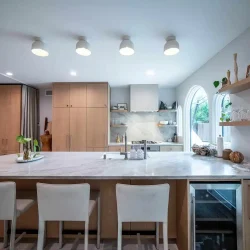 ADU Elegant Kitchen Island - Ground Up Builders