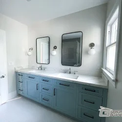 Dual Sink Bathroom Remodel- Ground Up Builders