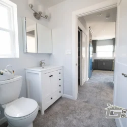 Modern Bathroom Clean Design- Ground Up Builders